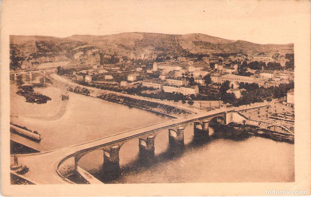 Postais: Postal de Cahors, Vista General del Lado Oeste, Francia