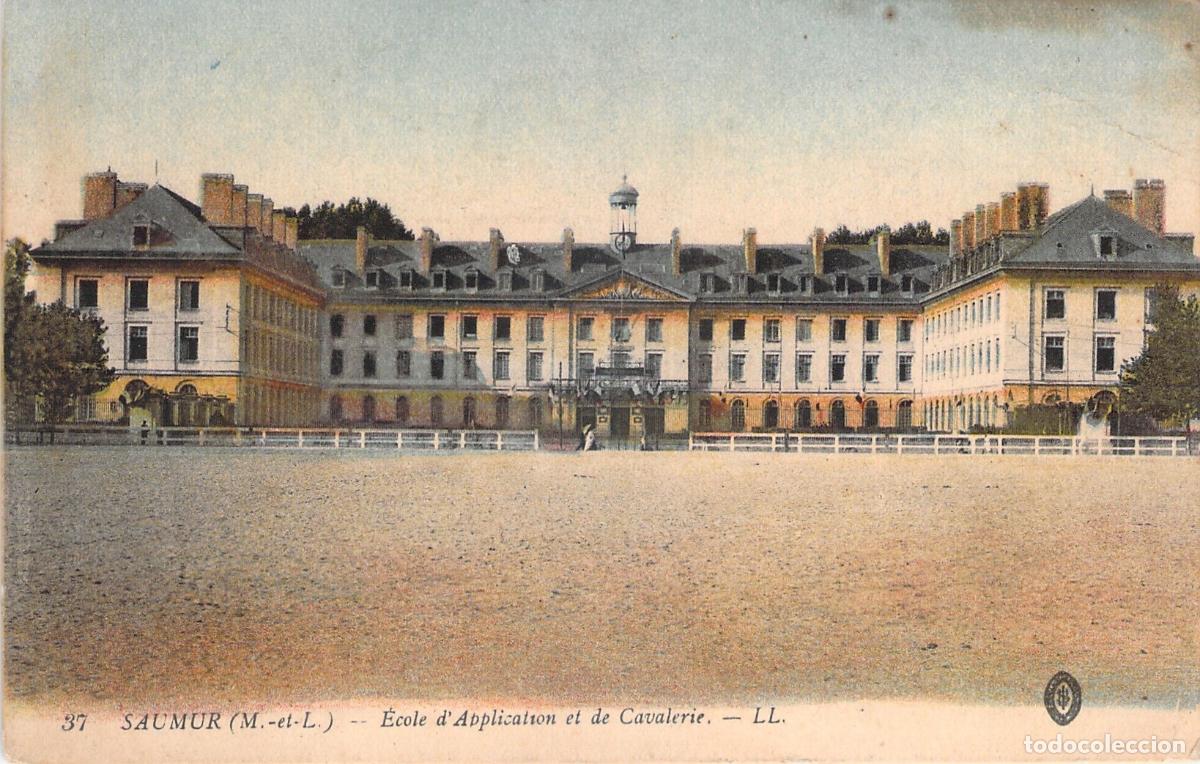 Cartes Postales: Postal de la &Eacute;cole d'Application et de Cavalerie en Saumur, Francia