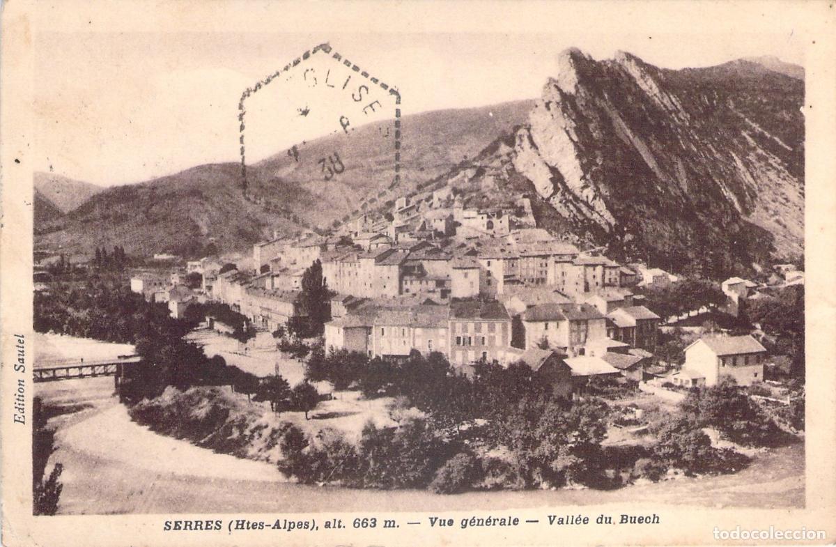 Postkarten: Postal de Serres Vista General en el Valle del Buech Hautes-Alpes Francia