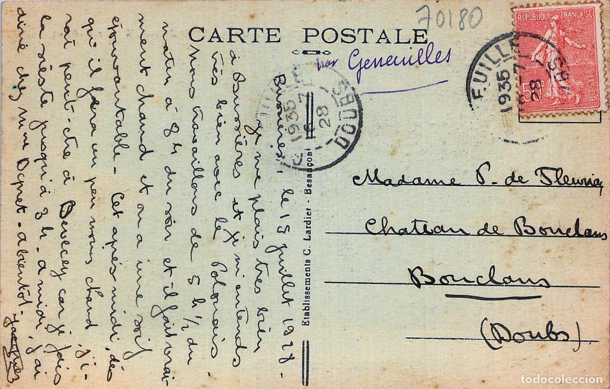 Postales: Postal de Castillo de Bussi&egrave;res en Haute-Sa&ocirc;ne - Foto 2