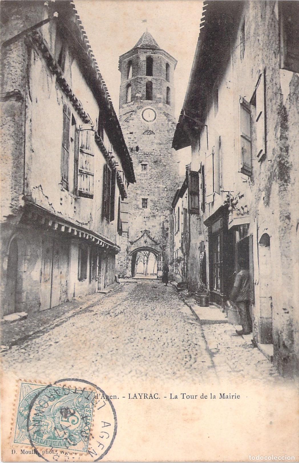 Postkarten: Postal de Layrac, Francia - Tour de la Mairie
