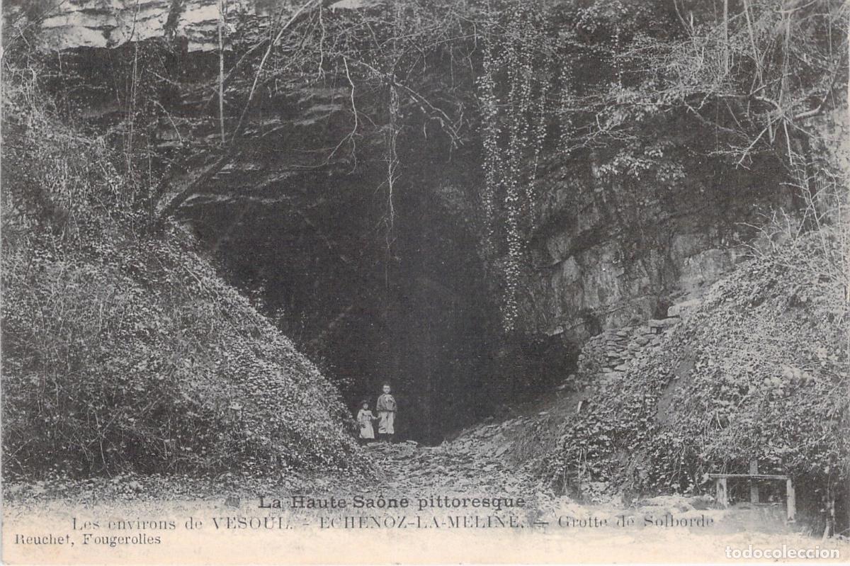 Postkarten: Postal de la Grotte de Solborde en Echenoz-la-Meline, Francia