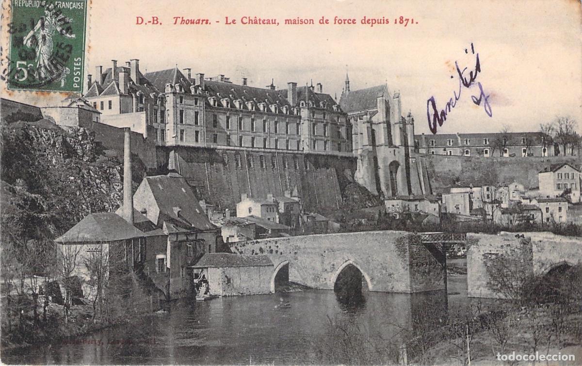 Cartoline: Postal del Castillo de Thouars Francia