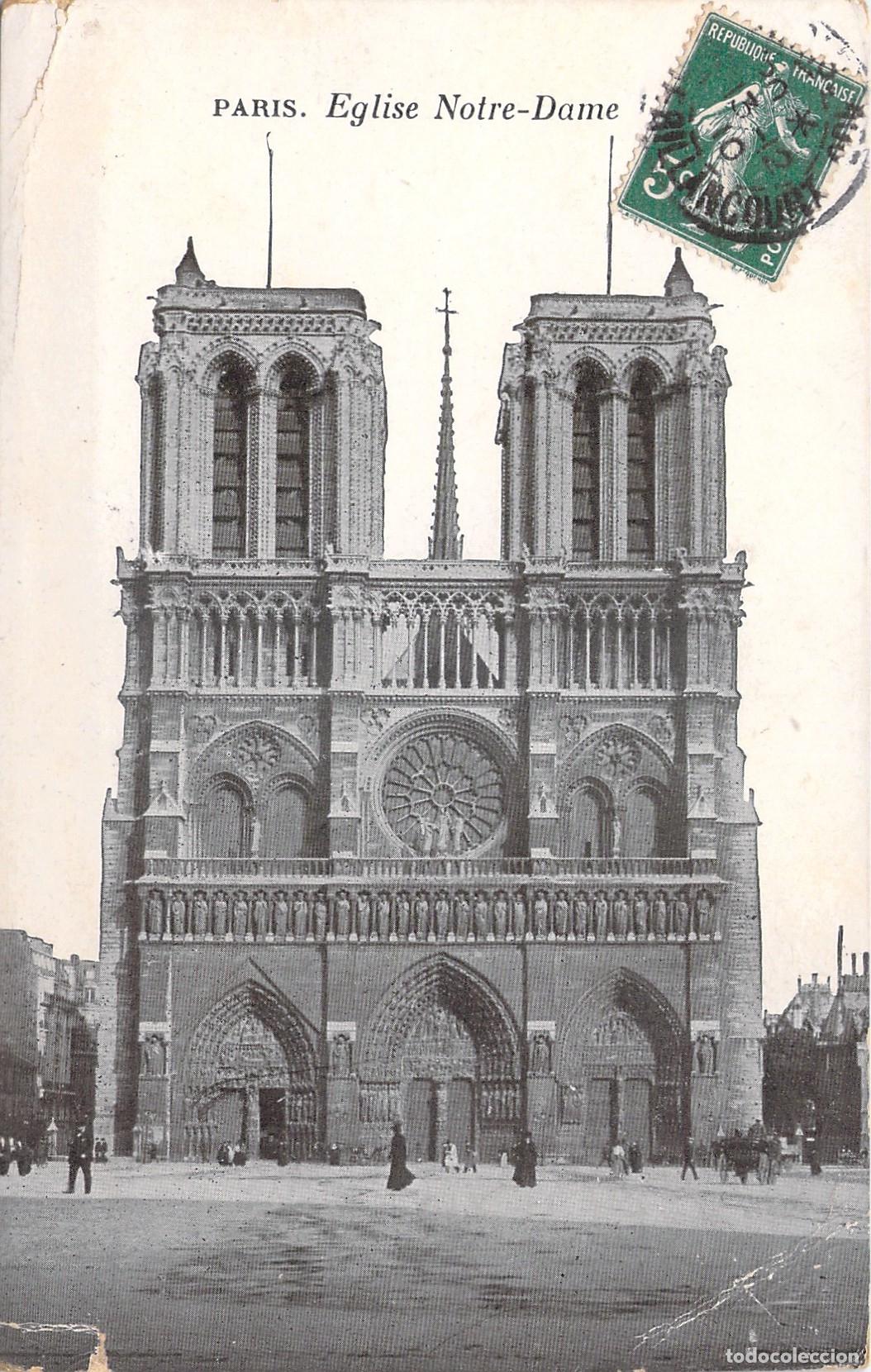 Cartes Postales: Postal de la Catedral de Notre-Dame en Paris