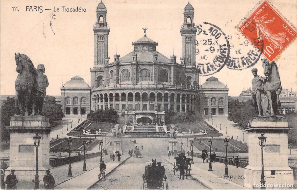 Cartes Postales: Postal de Par&iacute;s, Le Trocad&eacute;ro, arquitectura emblem&aacute;tica