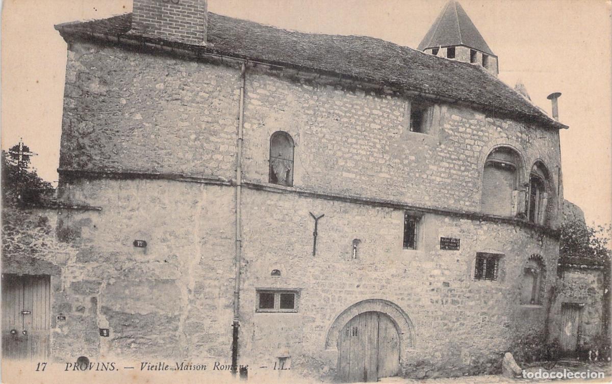 Cartes Postales: Postal de la Vieille Maison Romane en Provins, Francia