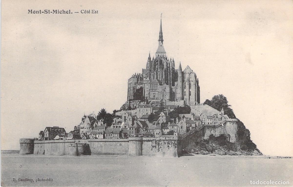Postales: Postal de Mont Saint-Michel, vista del lado este