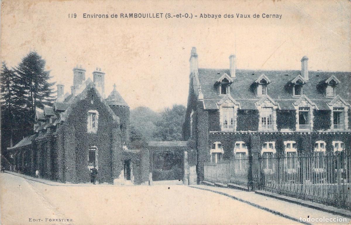 Postales: Postal de la Abbaye des Vaux de Cernay cerca de Rambouillet