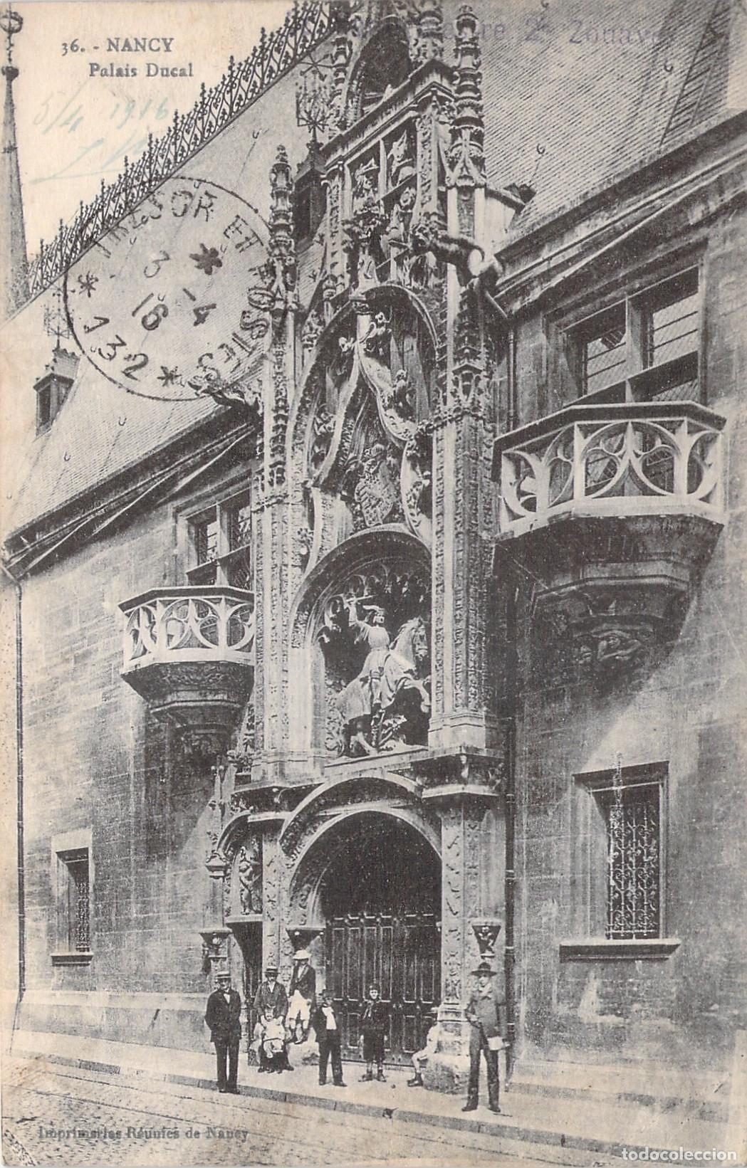 Cartoline: Postal de Nancy, Palais Ducal Francia