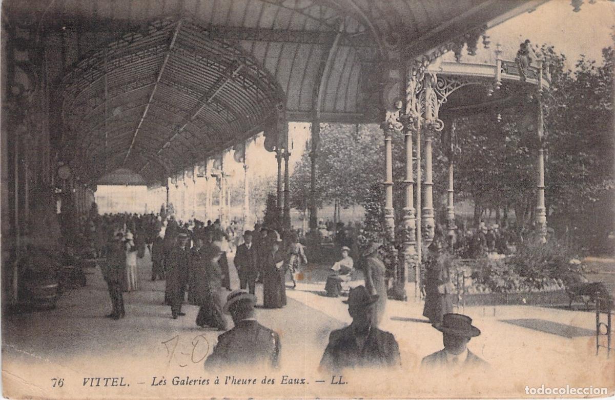 Cartoline: Postal de las Galer&iacute;as del Balneario de Vittel, Francia