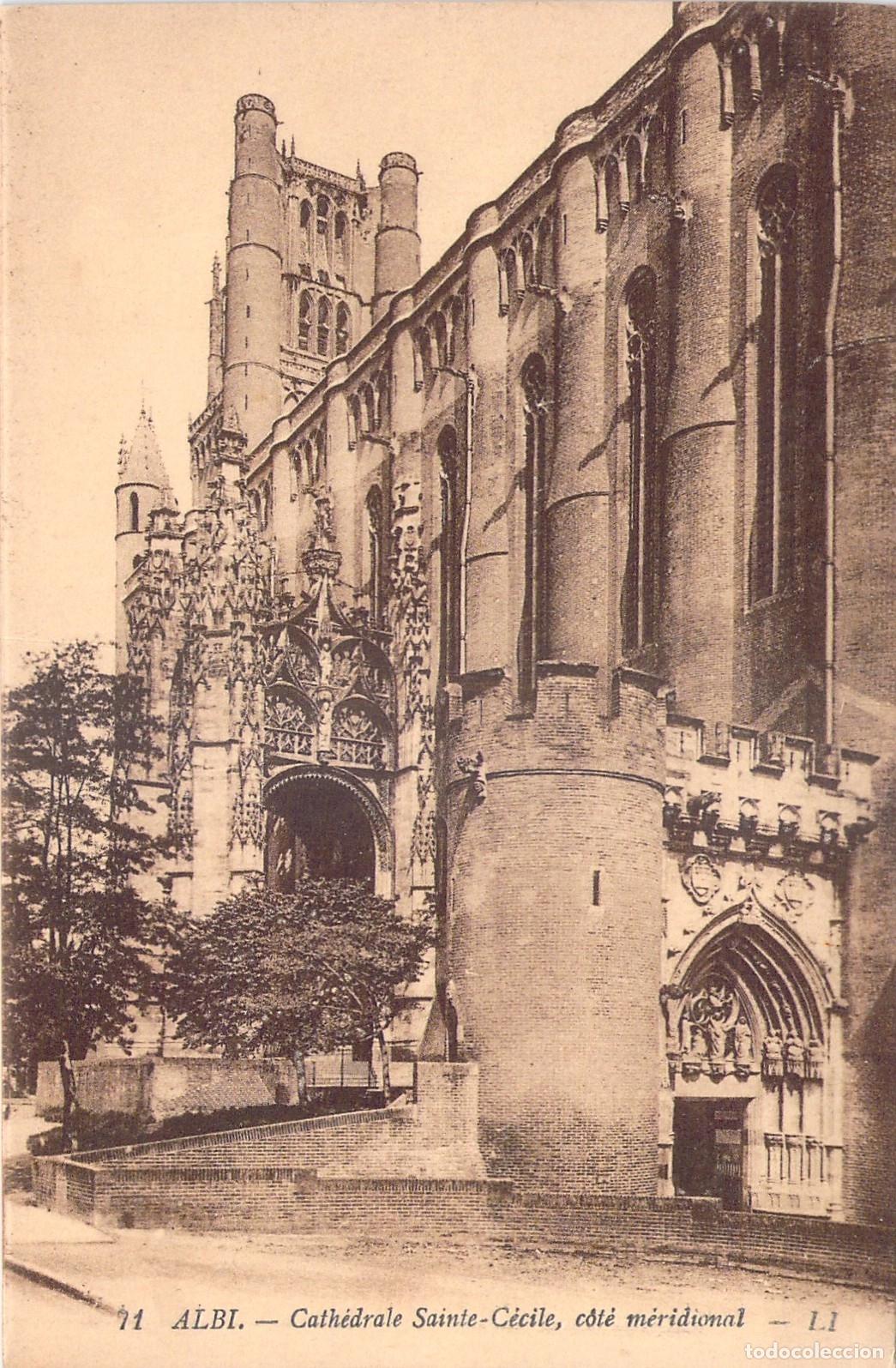 Cartoline: Postal de la Catedral de Santa Cecilia en Albi, Francia