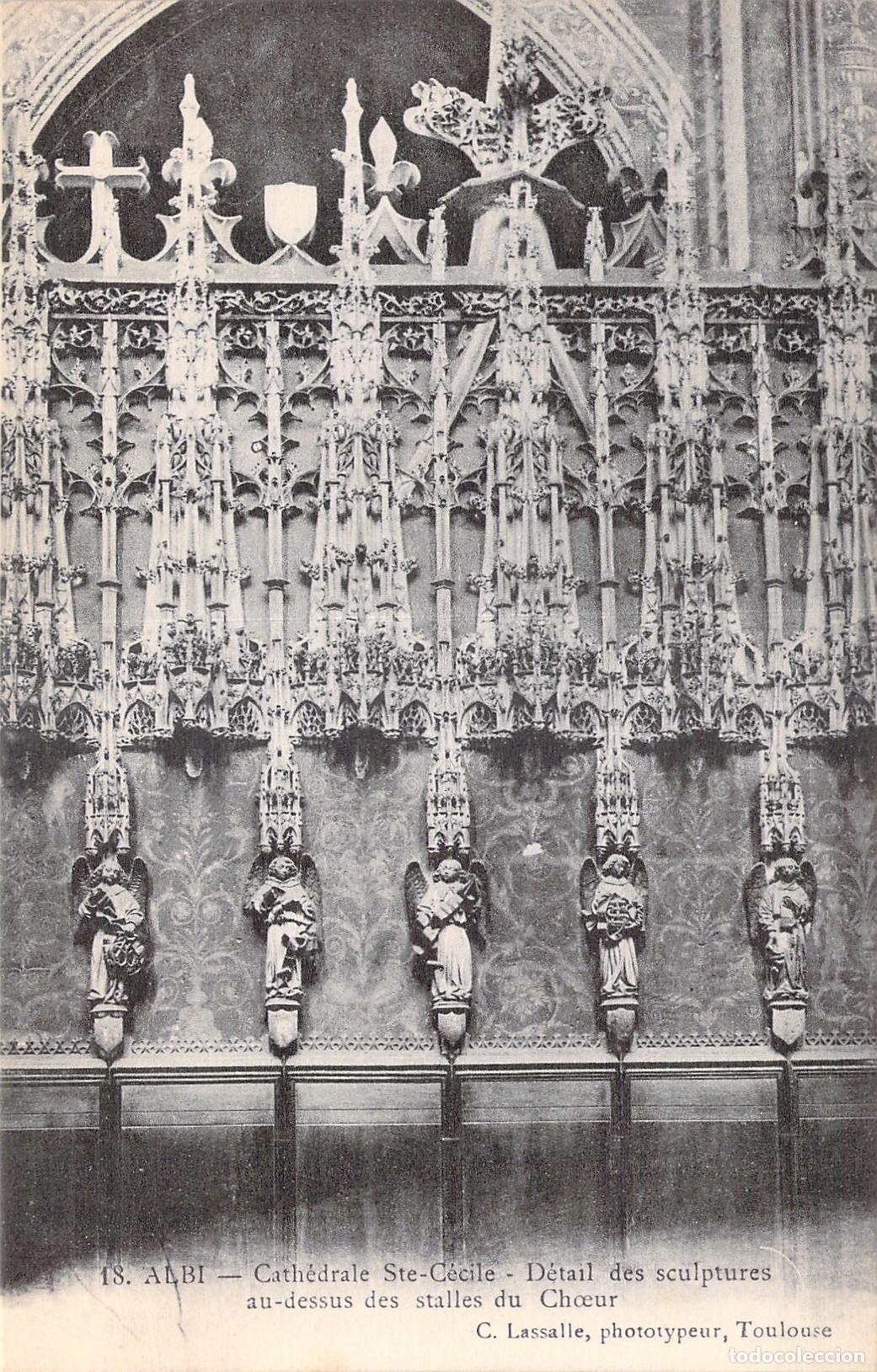 Cartoline: Postal de la Catedral de Santa Cecilia en Albi, Francia