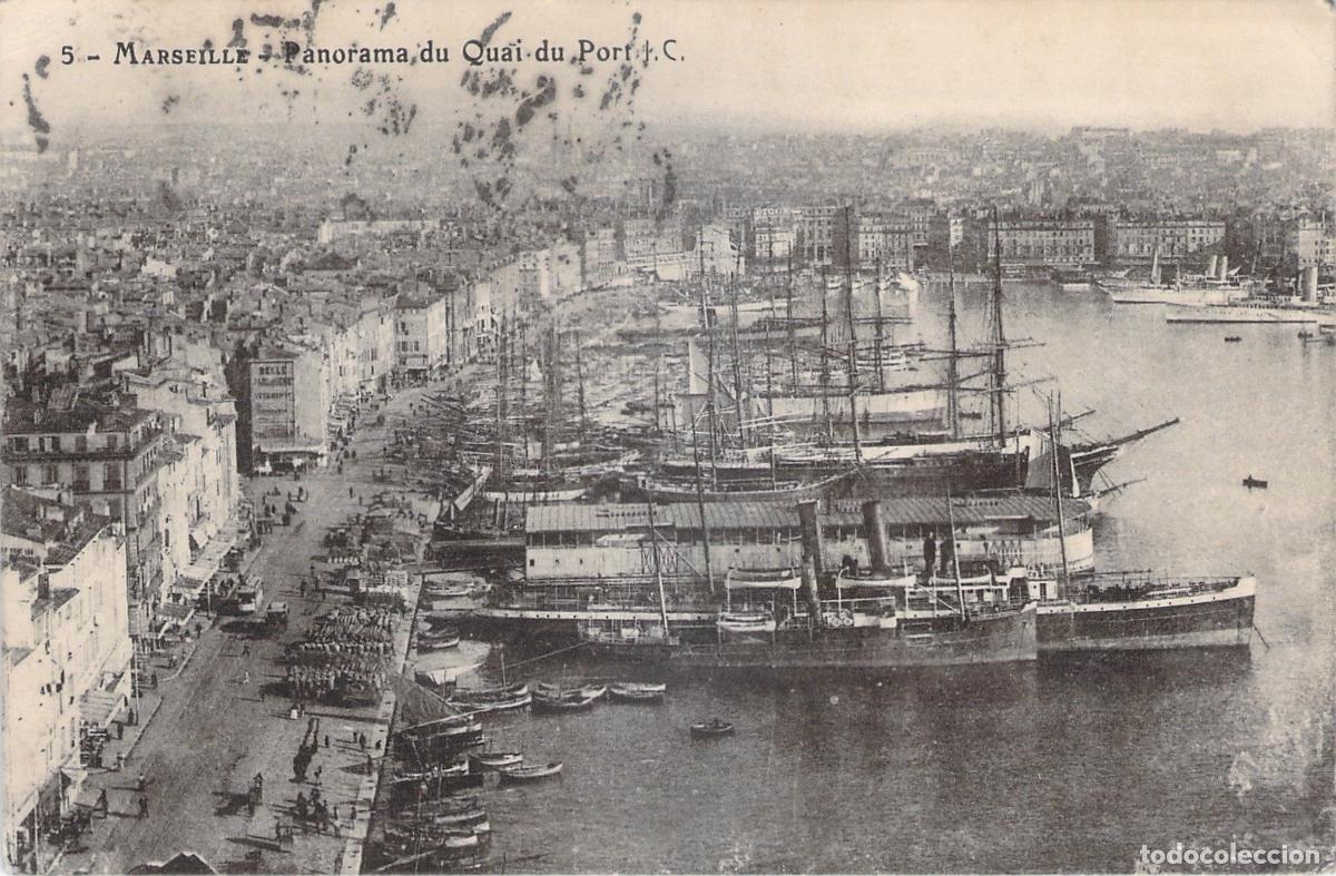 Postkarten: Postal de Marseille Panorama del Quai du Port