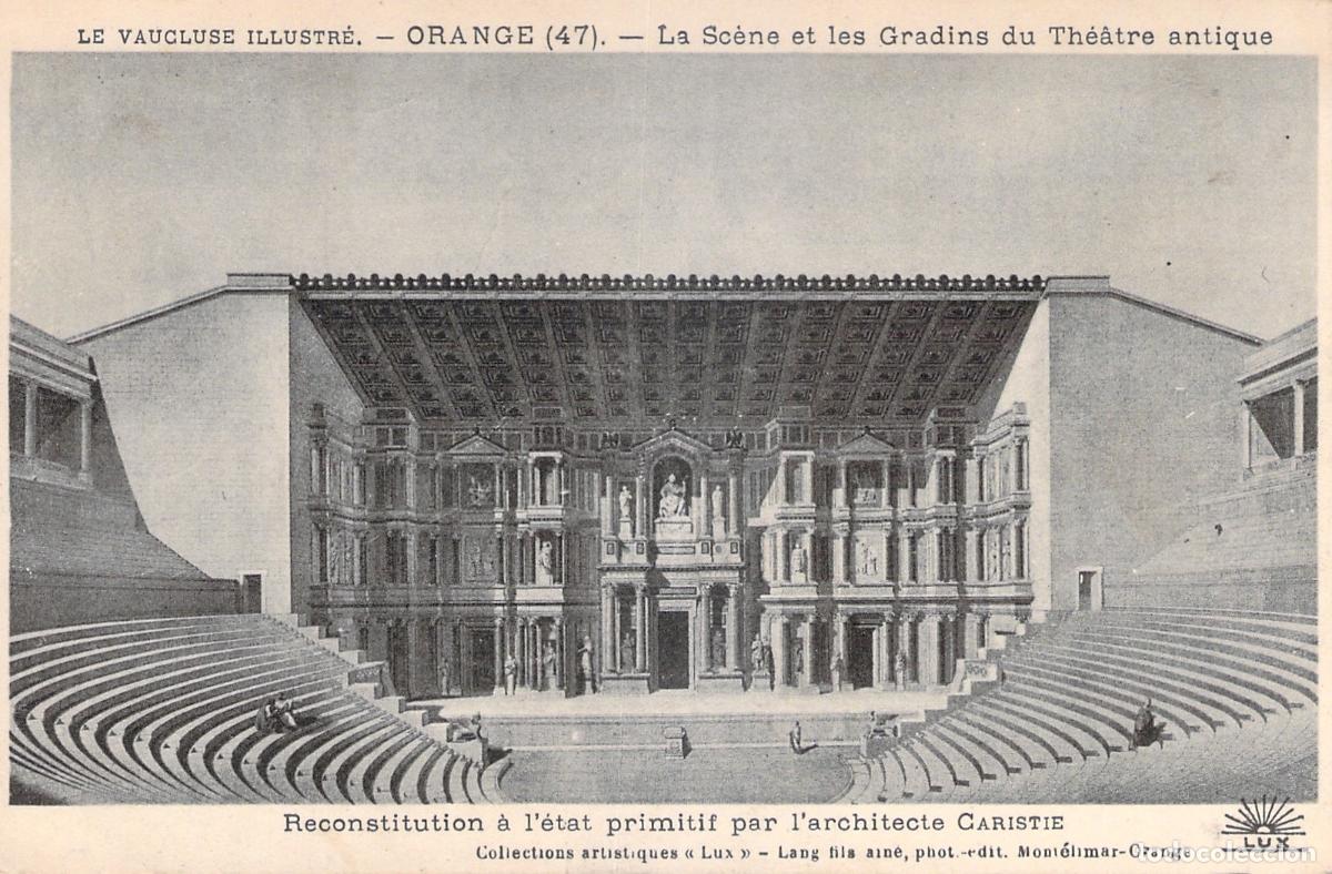 Cartoline: Postal del Teatro Romano de Orange en Francia