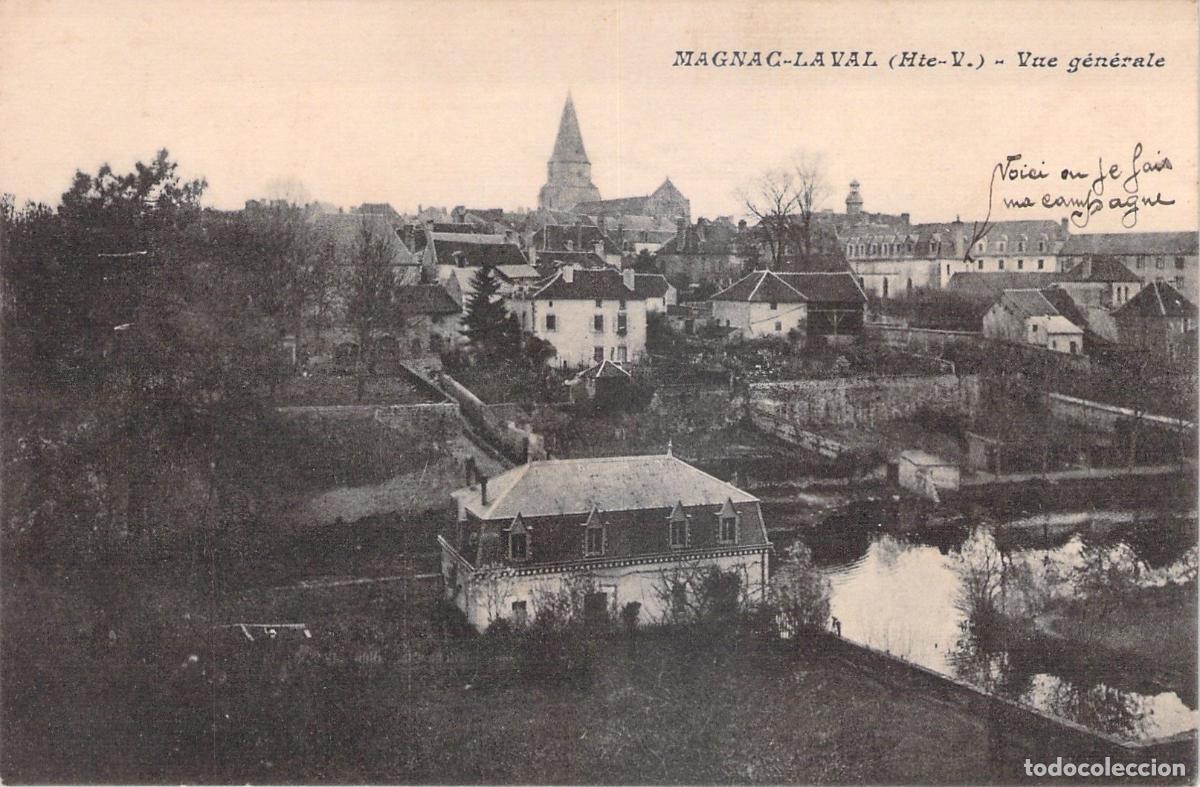 Cartoline: Postal de Magnac-Laval Vista General en Francia