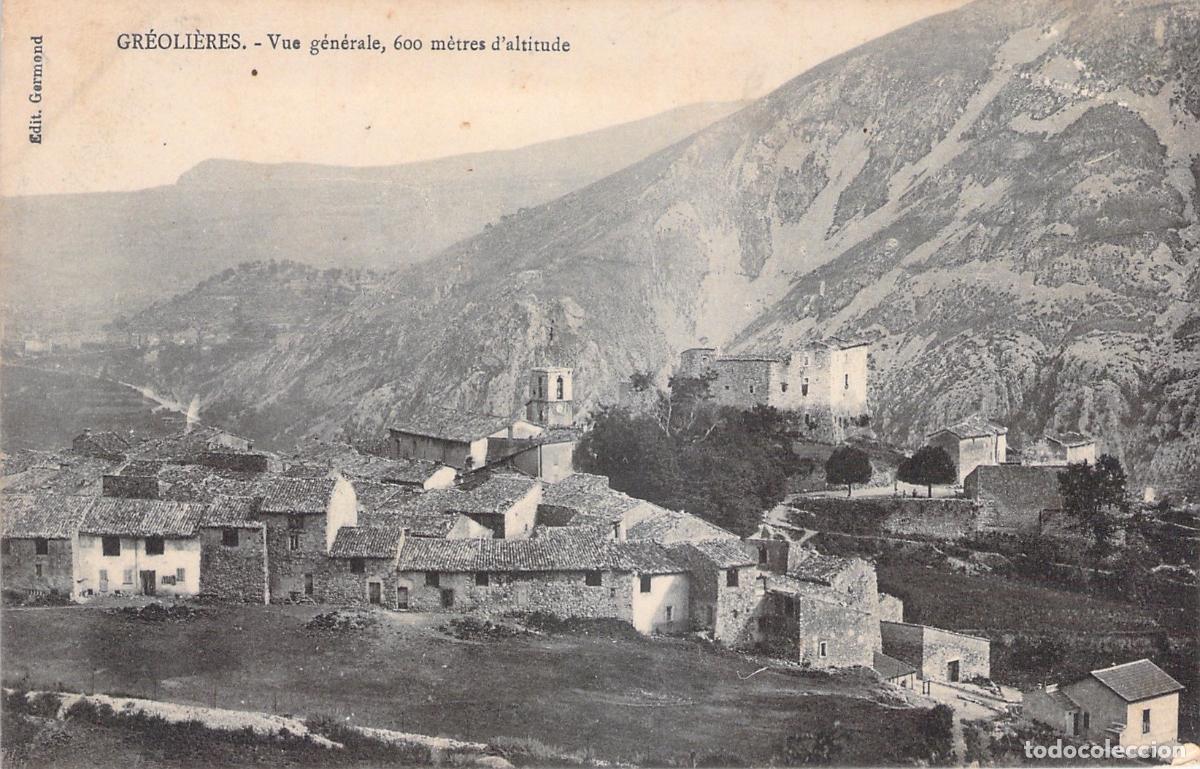 Cartoline: Postal de Gr&eacute;oli&egrave;res vista panor&aacute;mica desde la monta&ntilde;a