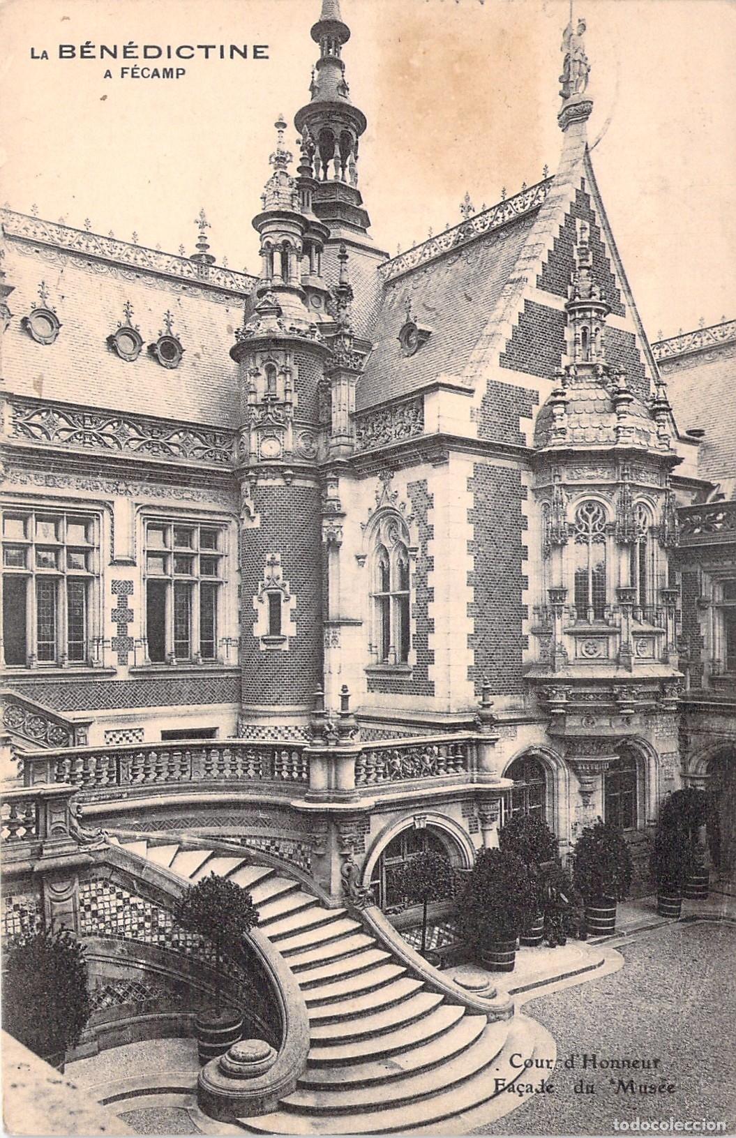 Cartoline: Postal del Palacio Benedictine en Fecamp, Francia