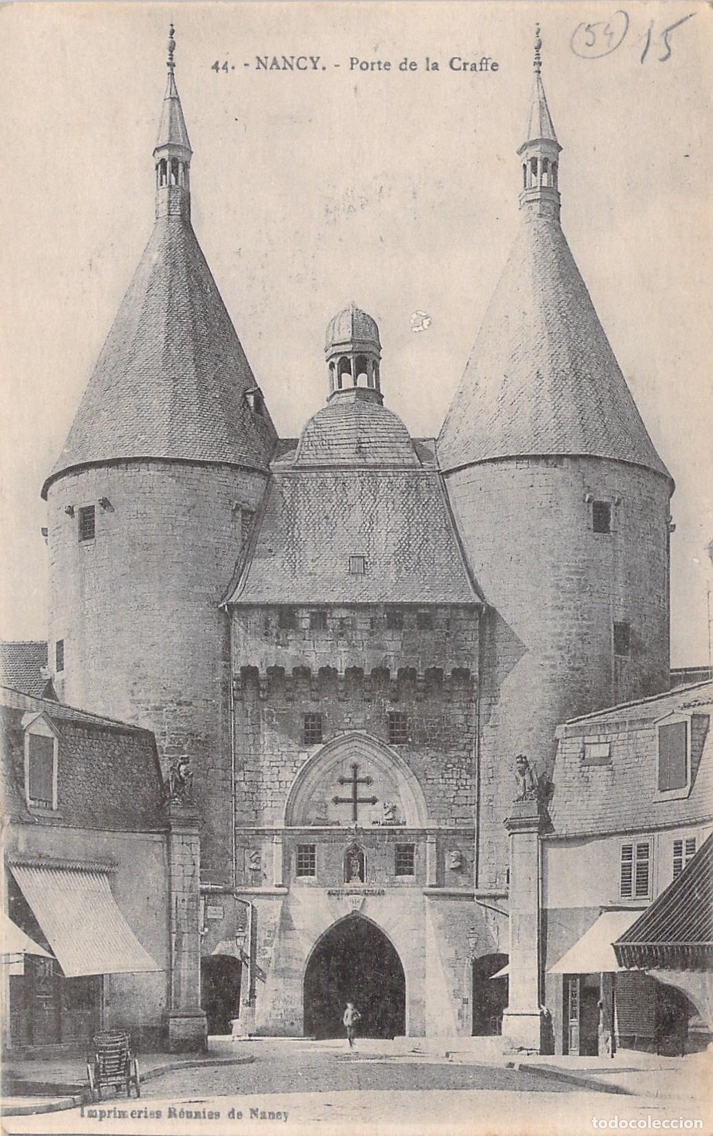 Cartoline: Postal de la Porte de la Craffe en Nancy Francia