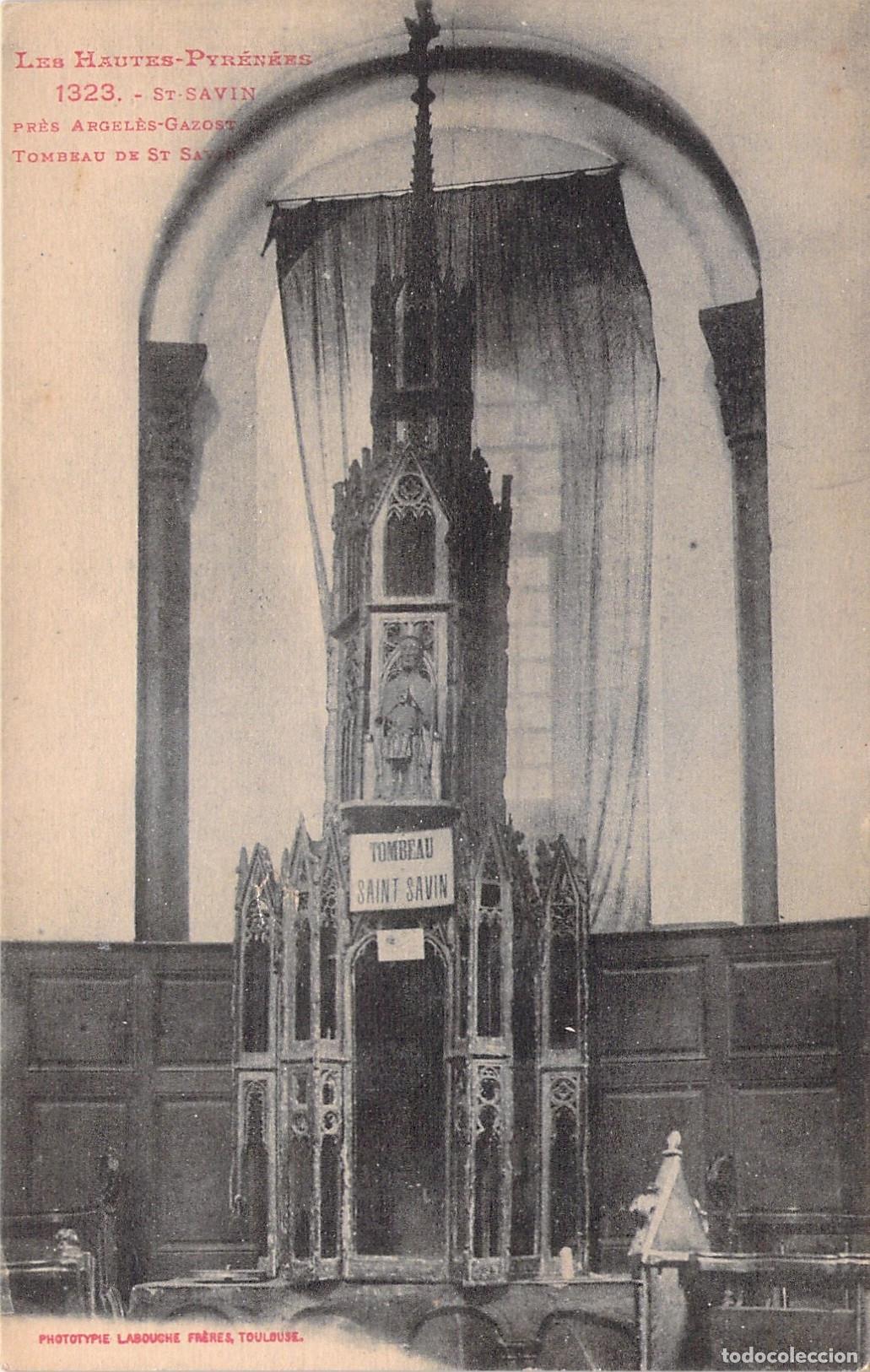 Cartoline: Postal de la tumba de San Savin en los Pirineos