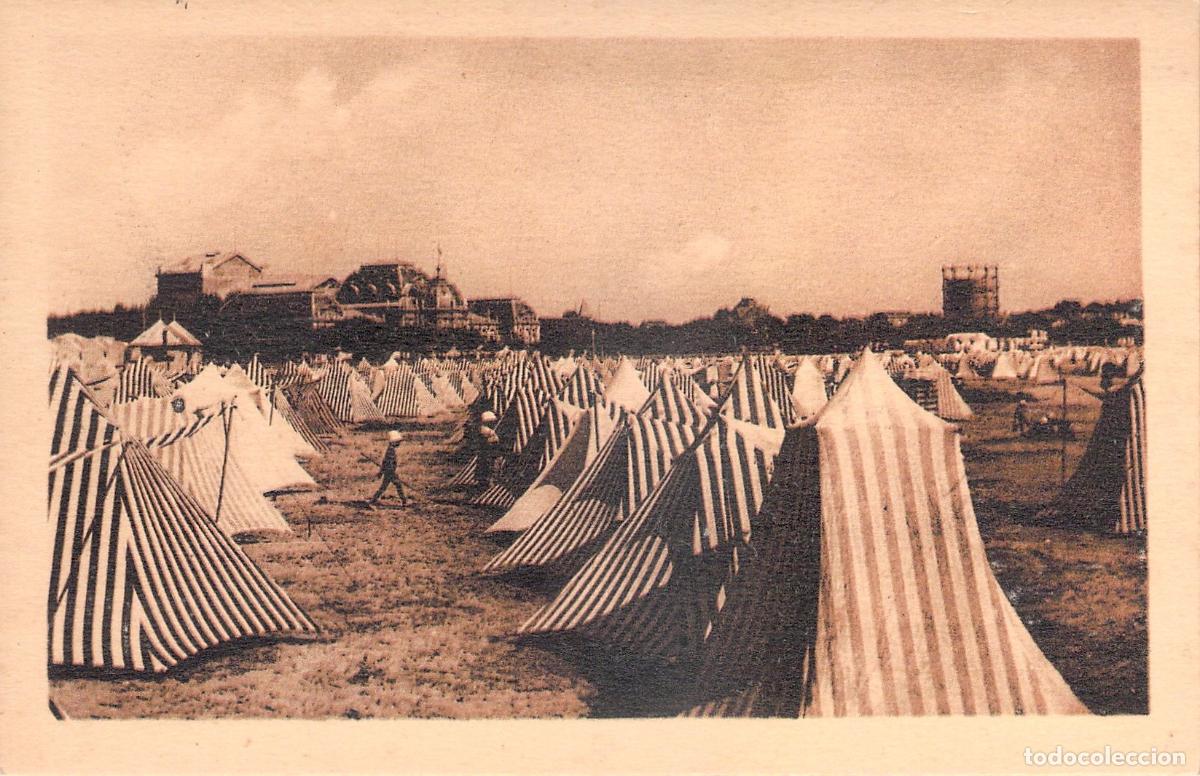 Cartoline: Postal de Royan, campamento en La Grande Conche