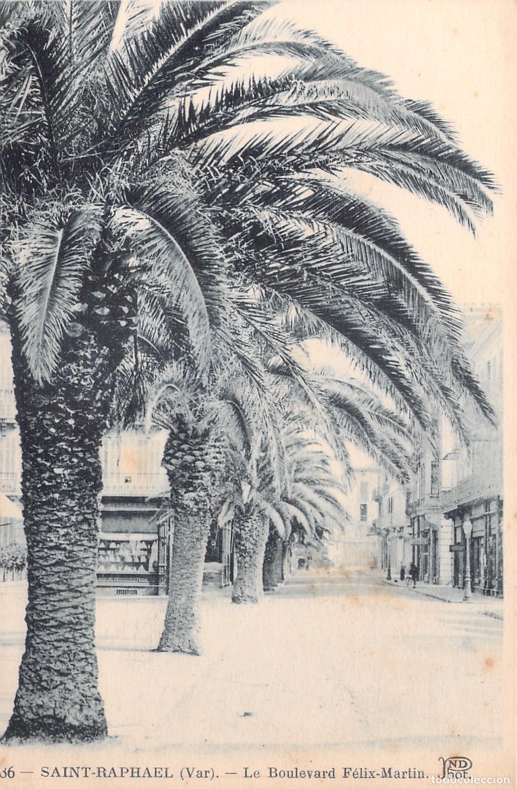 Cartoline: Postal de Boulevard Felix-Martin en Saint-Raphael, Francia