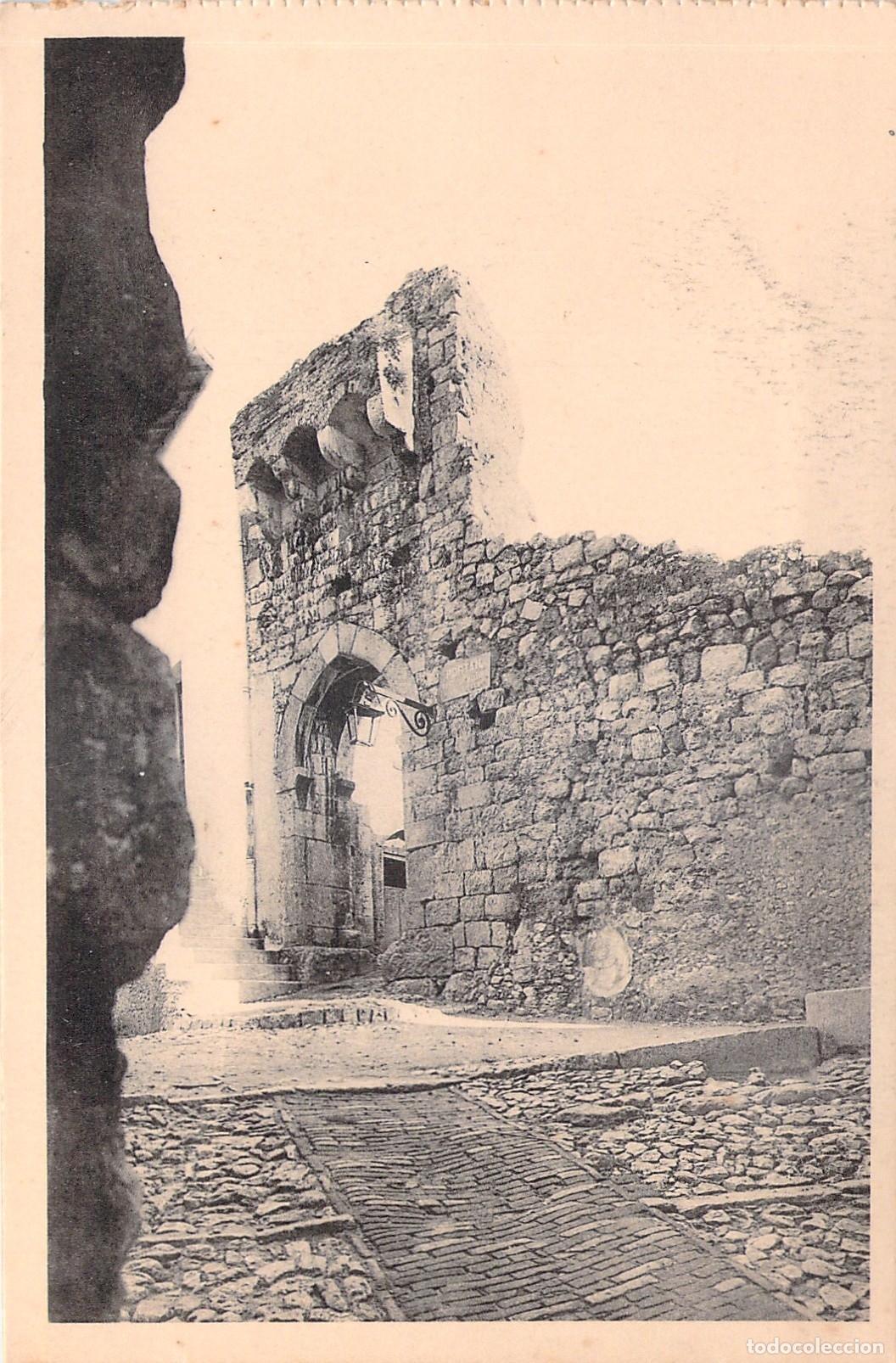 Postales: Postal de la Puerta del Antiguo Castillo en La Turbie, Francia