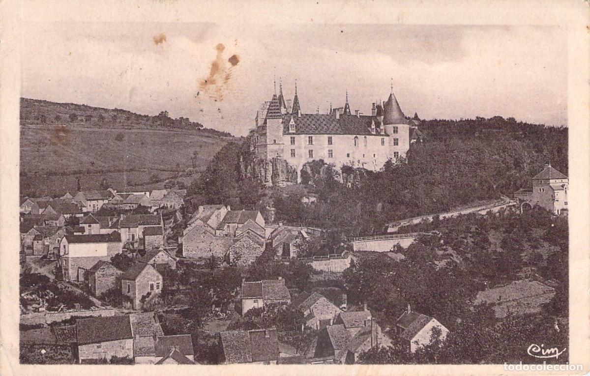 Cartes Postales: Postal de La Rochepot con su castillo y pueblo en Francia