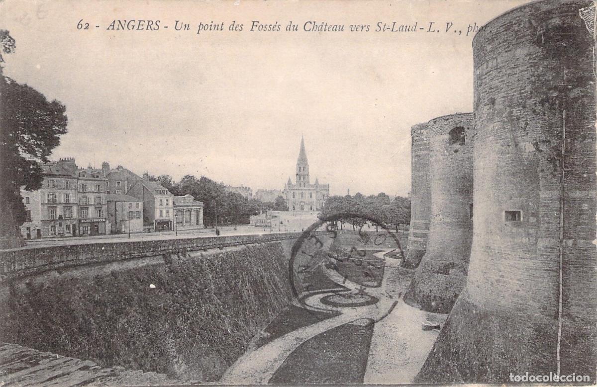 Cartes Postales: Postal de Angers Fosos del Castillo hacia St-Laud