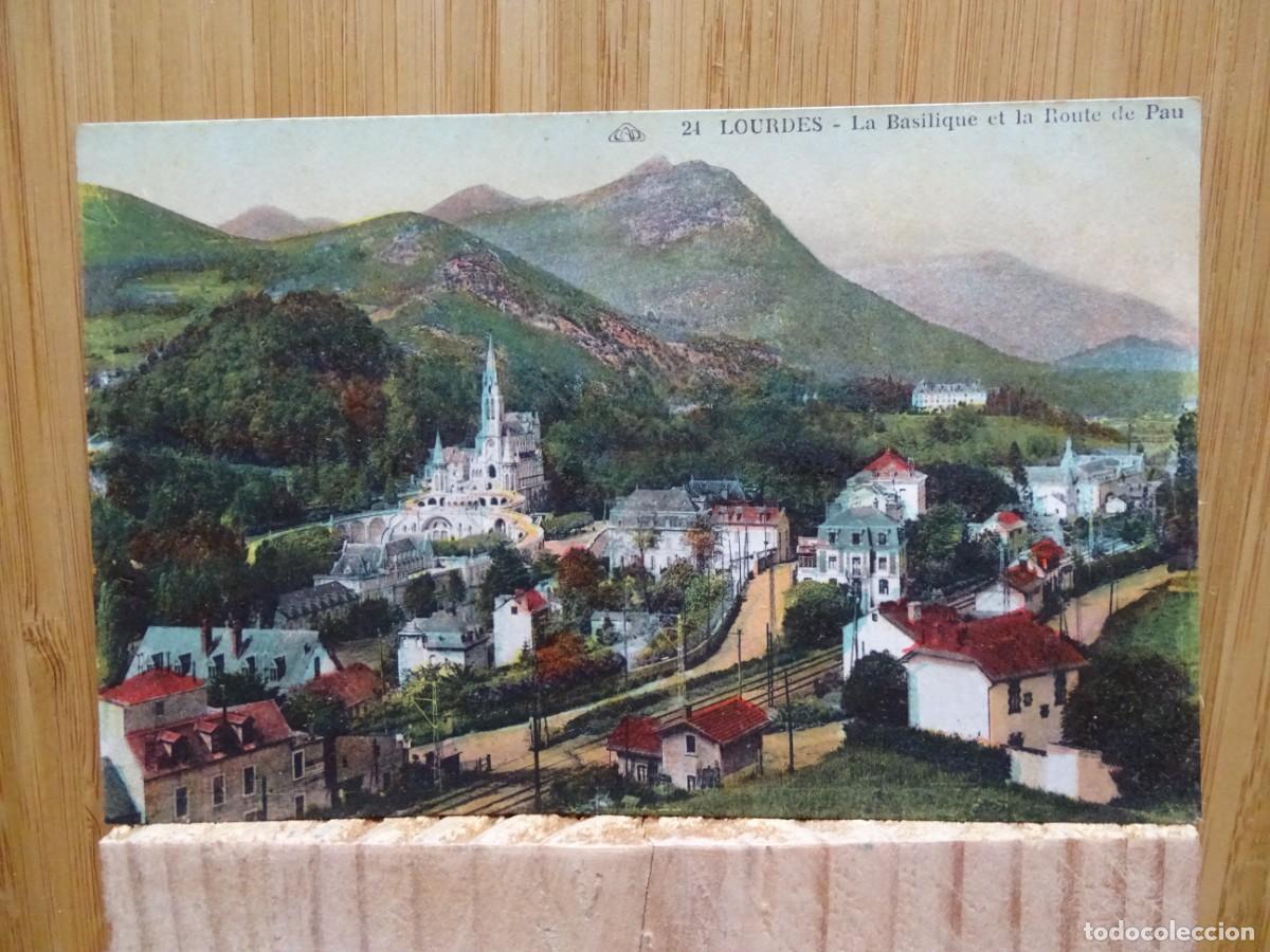 Postais: TARJETA POSTAL.24 LOURDES-LA BASILICA Y LA RUTA DE PAU