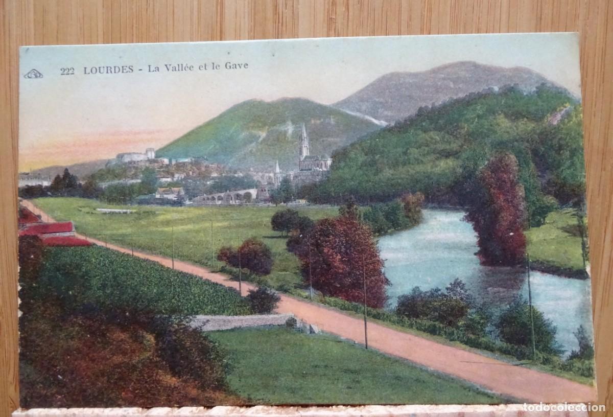Postais: TARJETA POSTAL.222 LOURDES-LA VALL&Eacute;E ET LE GAVE. (EL VALLE Y EL GAVE)