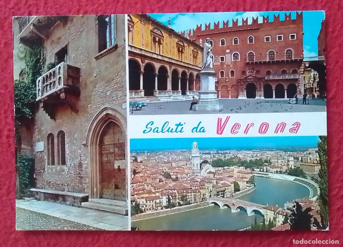 Postcards: POSTAL CARTOLINA ITALIA ITALY ITALIE SALUDOS DESDE GREETINGS FROM SALUTI DA VERONA VISTAS VIEWS VUES