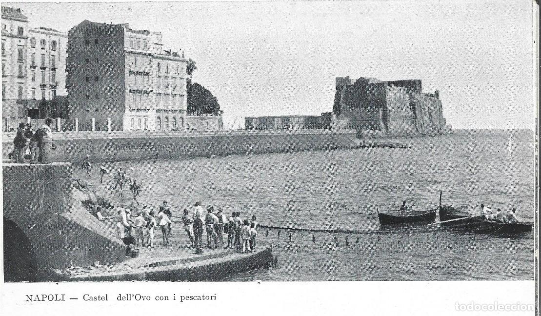 Cartoline: N&Aacute;POLES (ITALIA) - CASTILLO DEL OVO Y PESCADORES