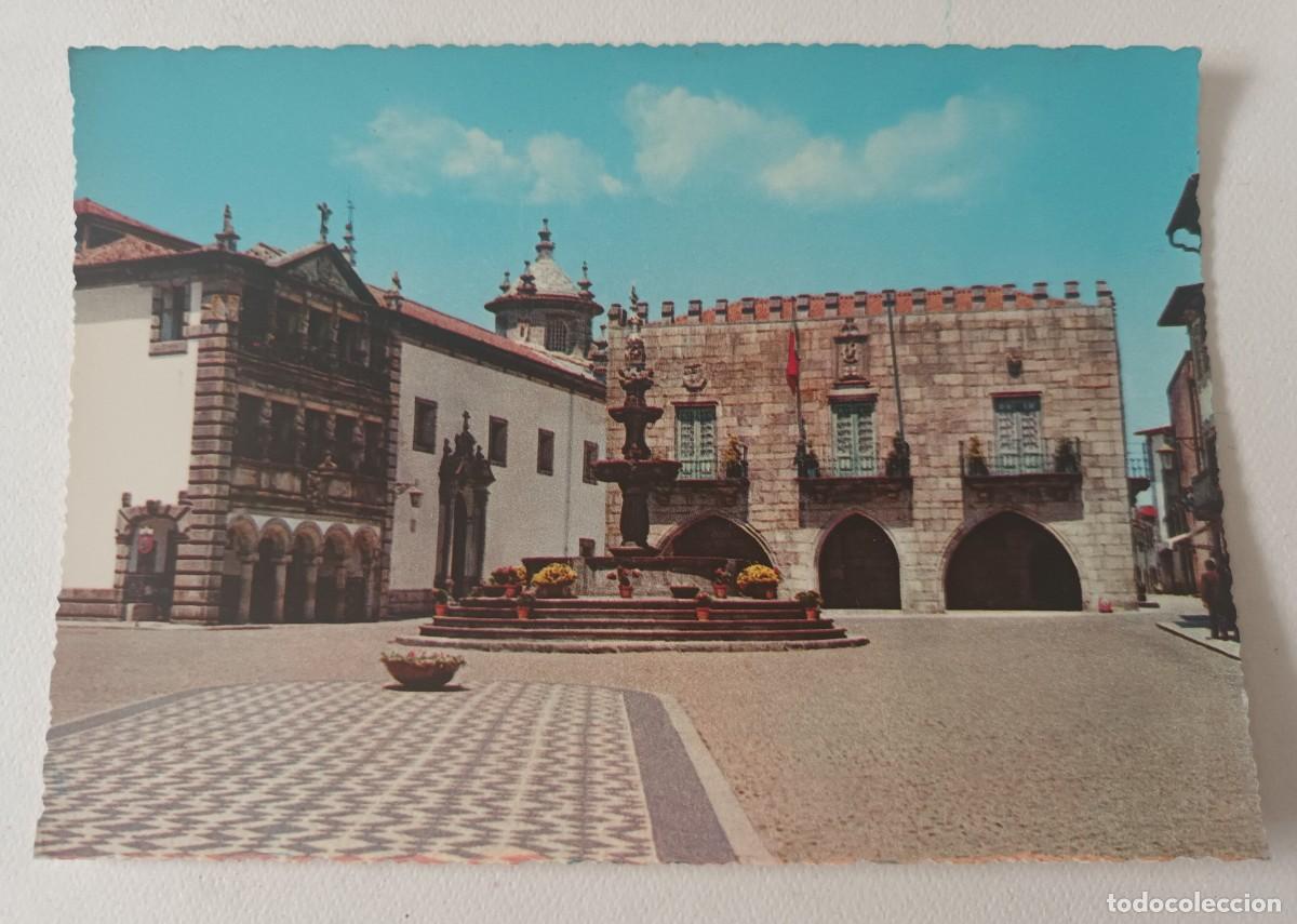 Postcards: VIANA DO CASTELO (PORTUGAL). PRA&Ccedil;A DE REPUBLICA. FONTENARIO. HOSPITAL E ANTIGOS PA&Ccedil;OS DO CONCELLO