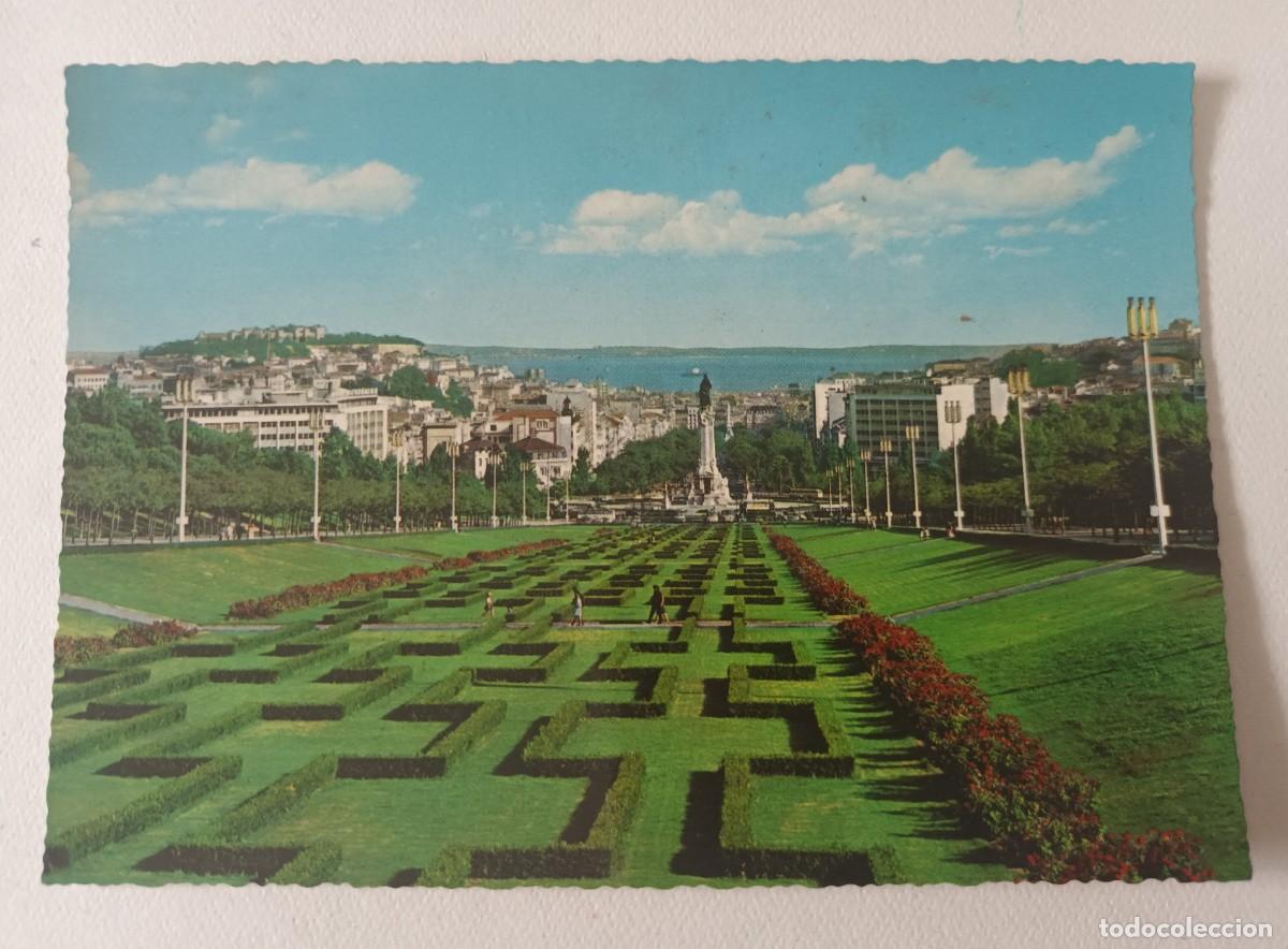 Postcards: LISBOA (PONTEVEDRA). UM TRECHO DO PARQUE EDUARDO VII