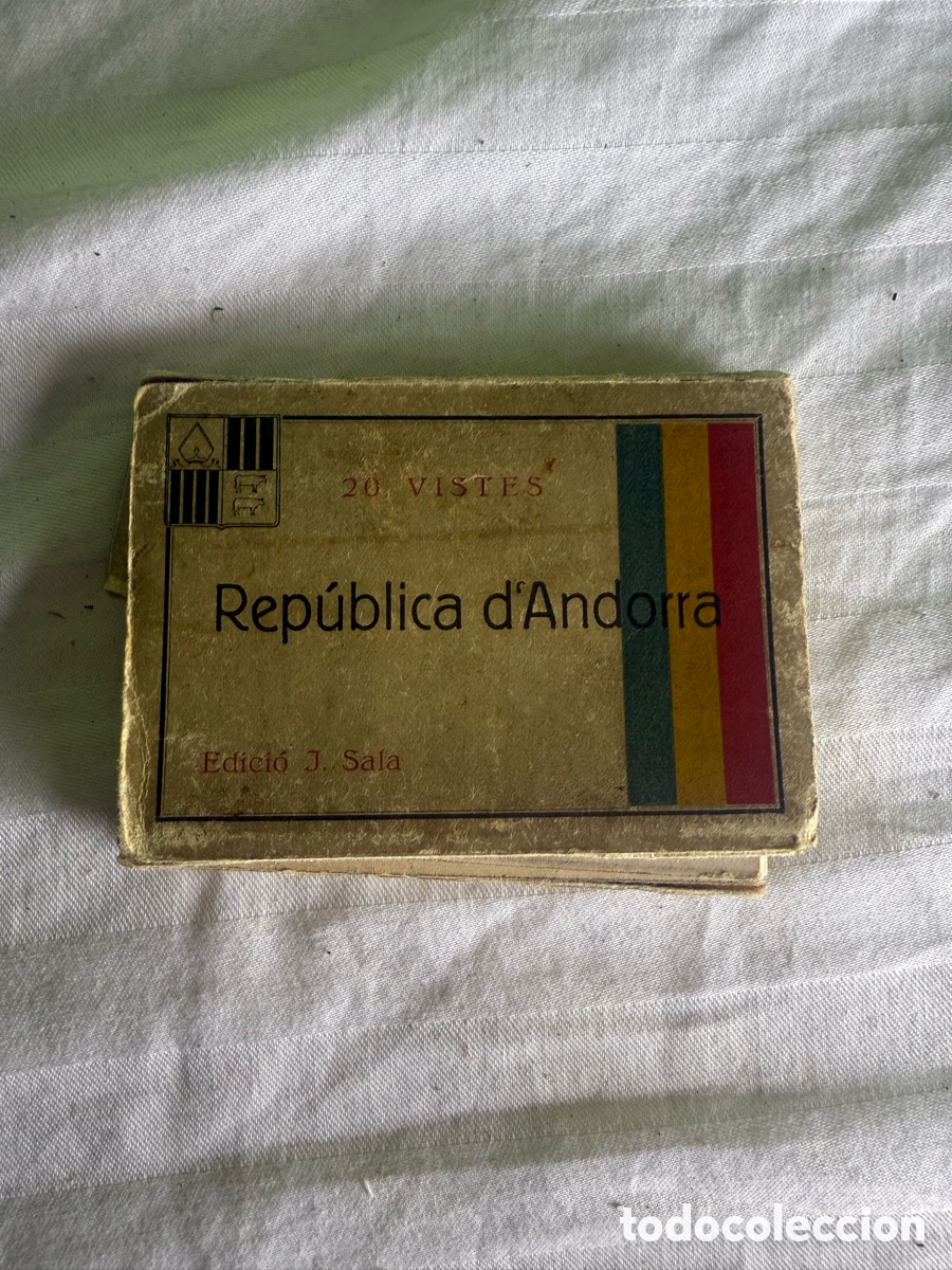 Postcards: Antiguo desplegable Rep&uacute;blica de Andorra &ndash; 20 vistas &ndash; Edici&oacute; J. Sala