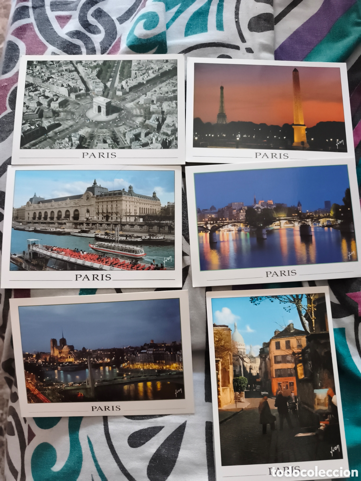 Postais: 6 POSTALES PARIS FRANCIA .