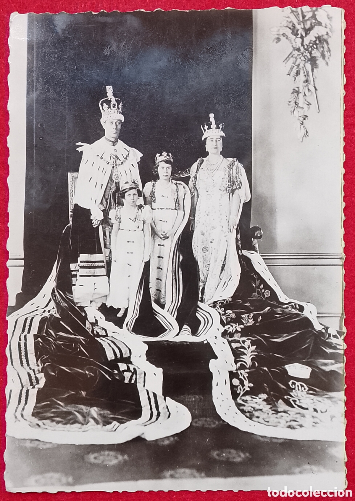 Postkarten: Postal Fotograf&iacute;ca Familia Real Brit&aacute;nica Coronaci&oacute;n de 1937&rdquo;