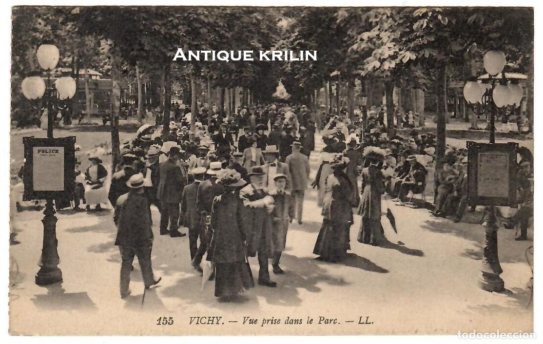 Postcards: FRANCE / VICHY N&ordm; 155 VUE PRISE DANS LE PARC / EDITION LL. / FRANQUEADA