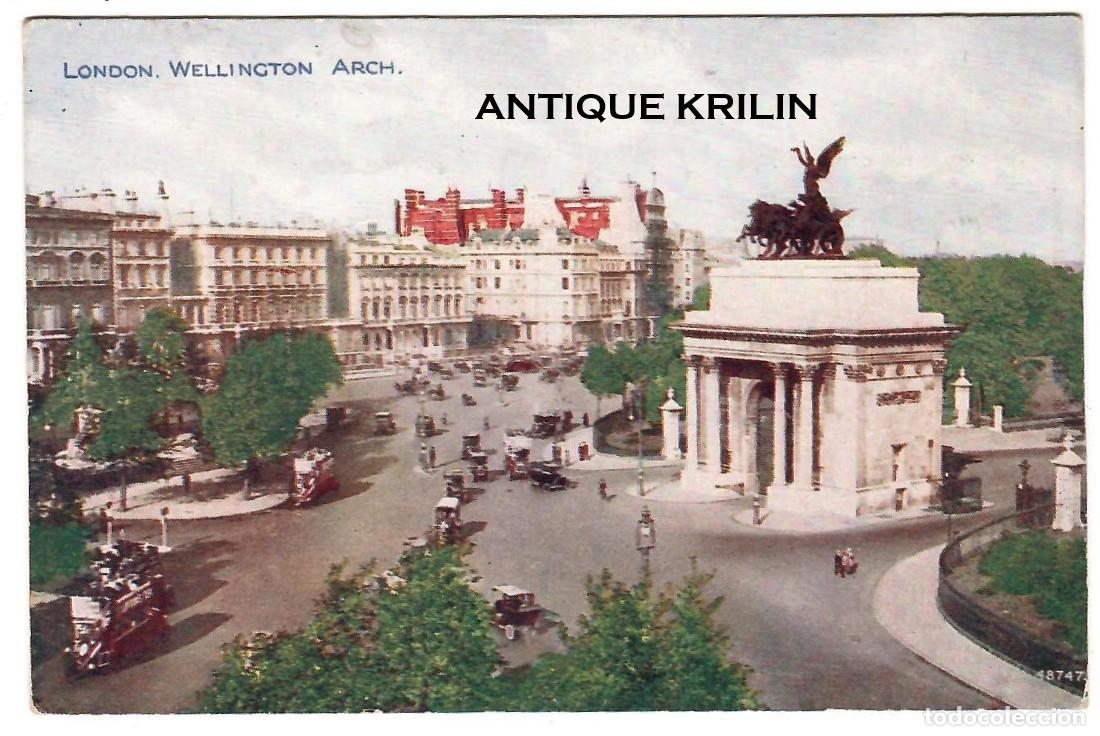 Postales: LONDON / WELLINGTON ARCH / SIN FRANQUEAR ESCRITA AL DORSO