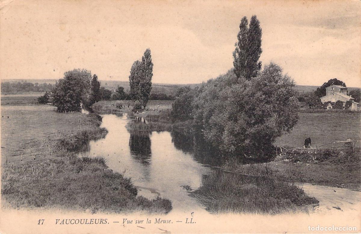 Cartoline: Postal de Vaucouleurs Vista sobre el r&iacute;o Meuse Francia