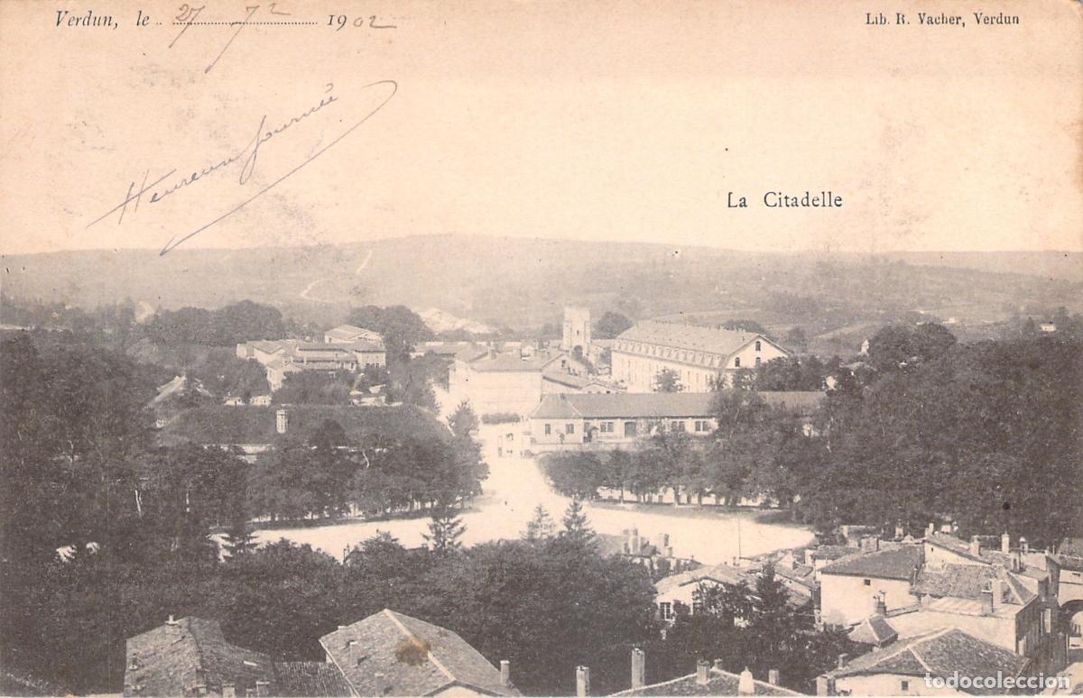 Cartoline: Postal de la Ciudadela de Verd&uacute;n, Francia