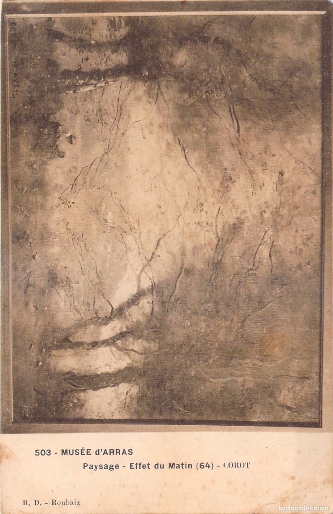 Cartes Postales: Postal Museo de Arras Paysage Effet du Matin Corot