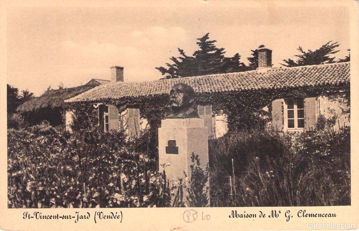 Postkarten: Postal de la casa de Georges Clemenceau en Saint-Vincent-sur-Jard