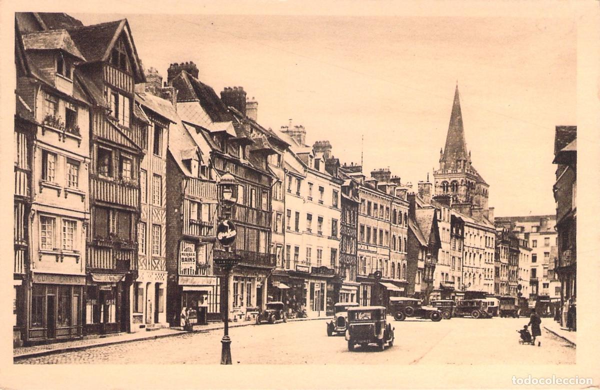 Postkarten: Postal de Lisieux Plaza Victor-Hugo