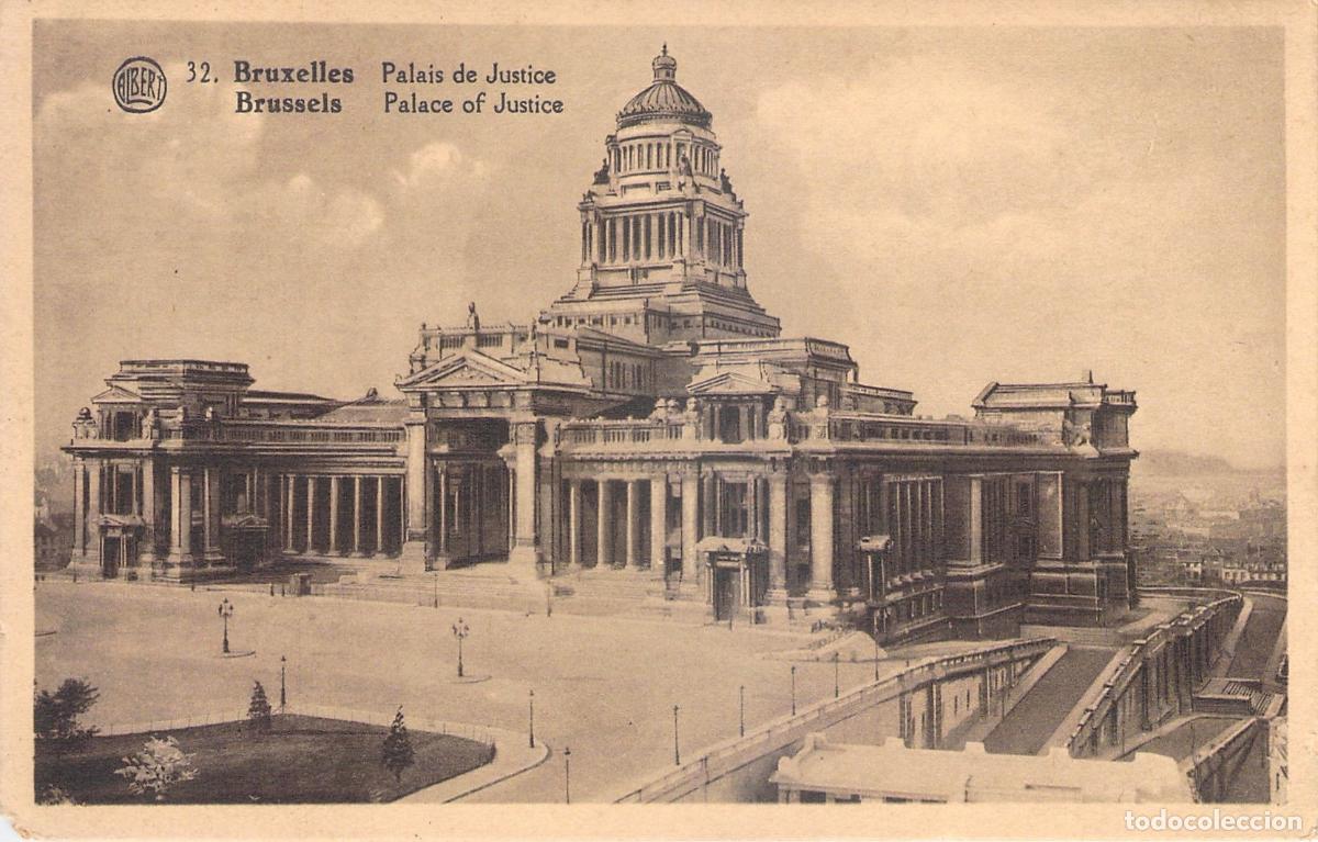 Postkarten: Postal de Bruselas Palacio de Justicia B&eacute;lgica