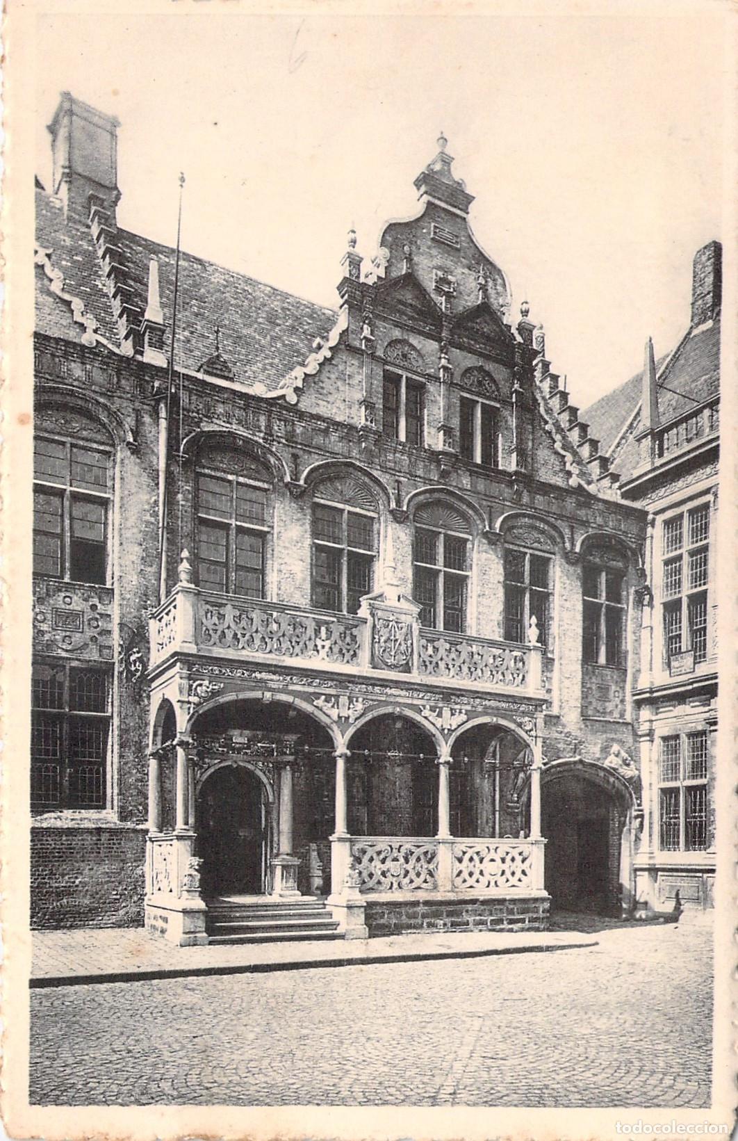 Postkarten: Postal de Veurne: Ayuntamiento de Furnes