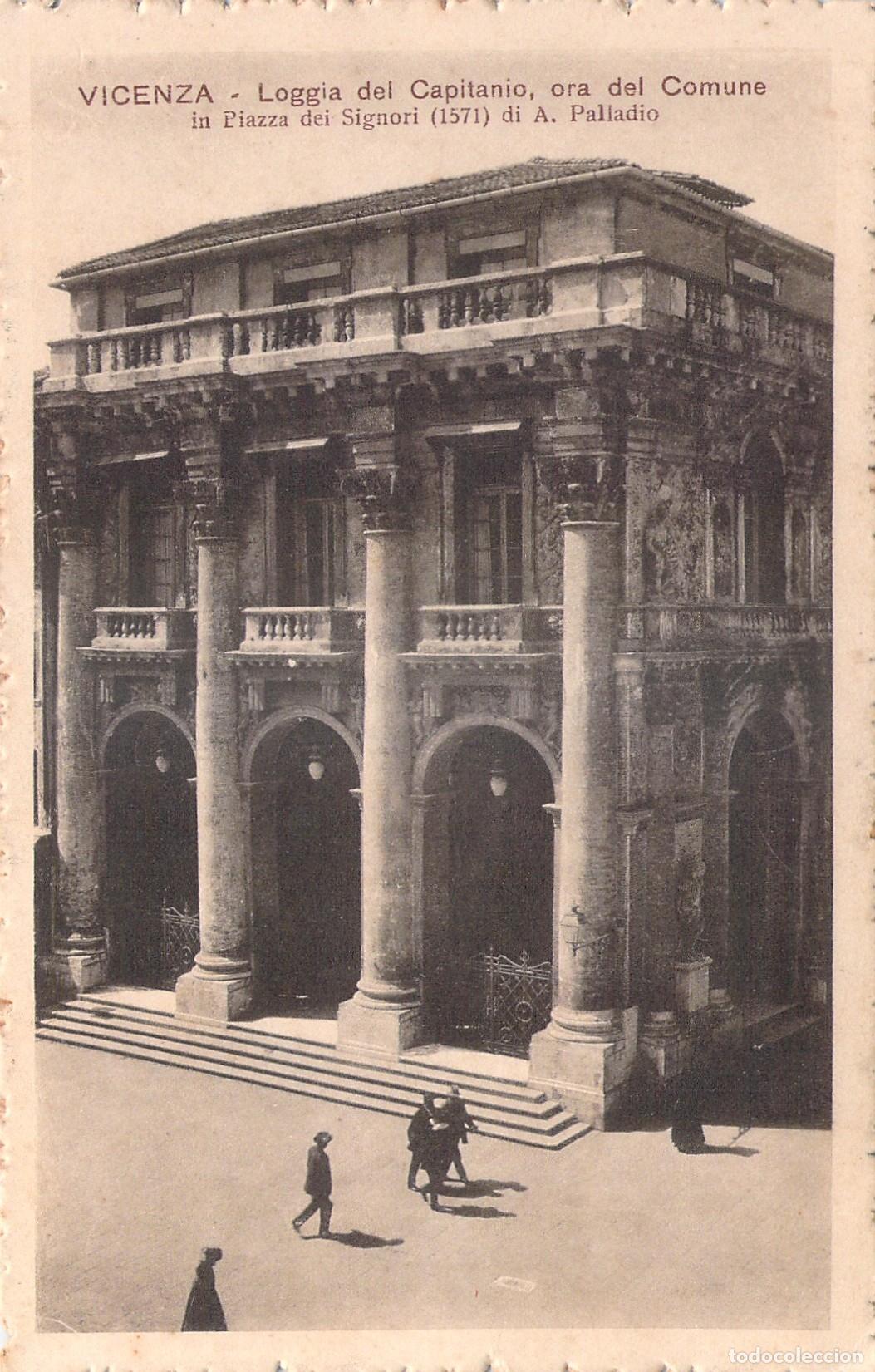 Postkarten: Postal de la Loggia del Capitanio en Vicenza, Italia