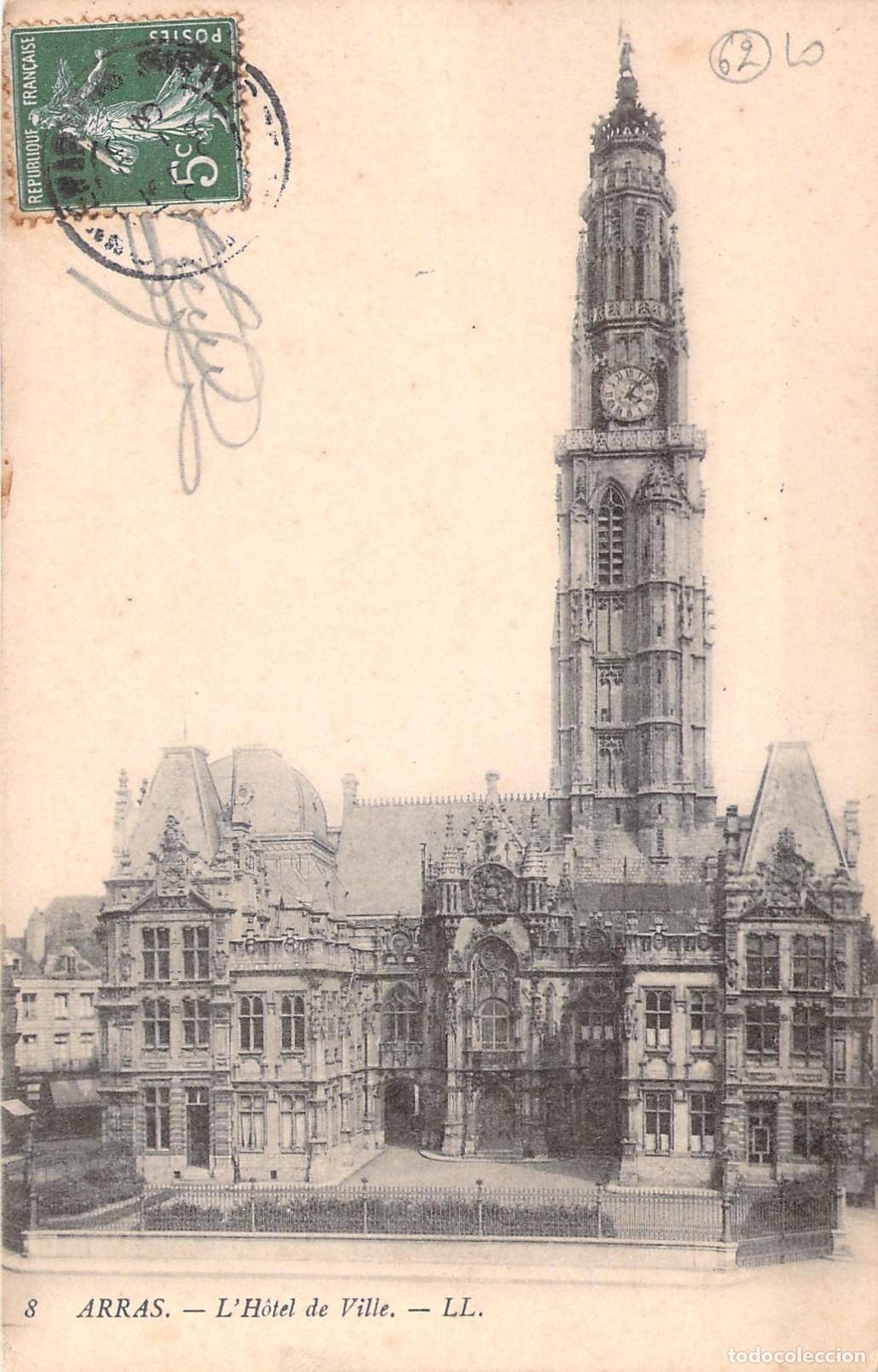 Postcards: Postal de Arras: El majestuoso H&ocirc;tel de Ville