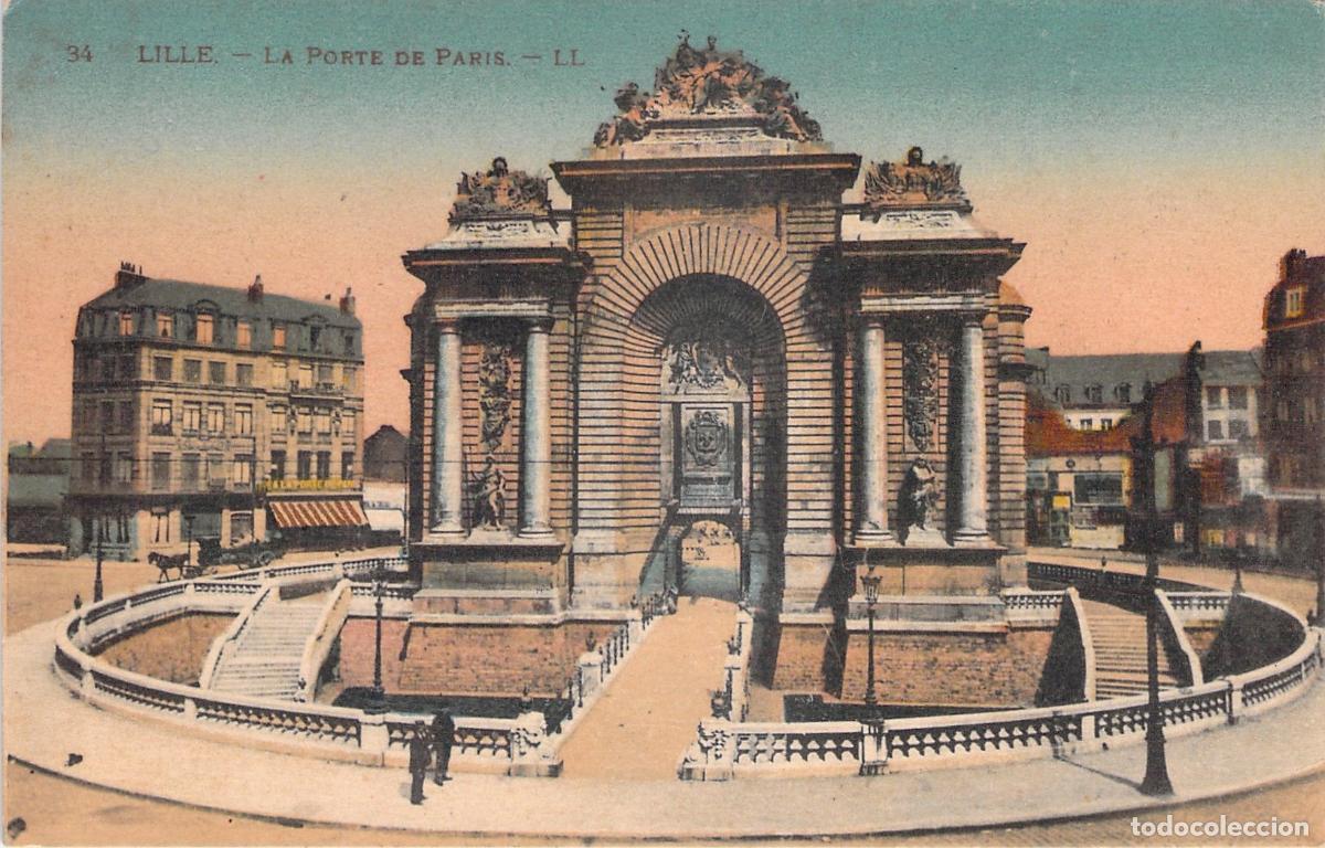 Postcards: Postal de la Porte de Paris en Lille