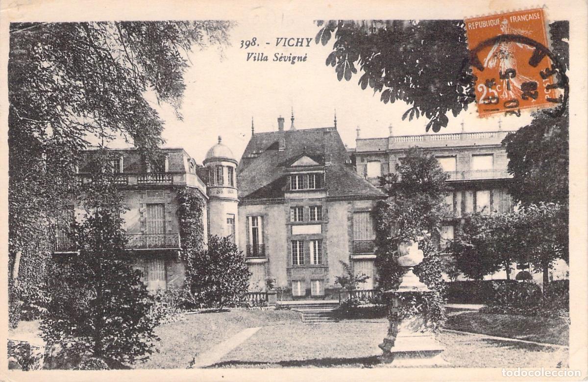 Postales: Postal de la Villa S&eacute;vign&eacute; en Vichy, Francia